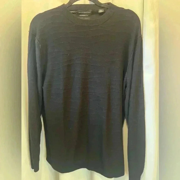 J Hane Barnes silk Cashmere Sweater Black Large - Picture 4 of 4